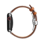 Schlankes Armband mit Schmetterlingsschließe für Apple Watch Series 7 (41 mm), 6, SE, 5 und 4 (40 mm) sowie 3, 2 und 1 (38 mm)