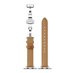 Schlankes Armband mit Schmetterlingsschließe für Apple Watch Series 7 (41 mm), 6, SE, 5 und 4 (40 mm) sowie 3, 2 und 1 (38 mm)