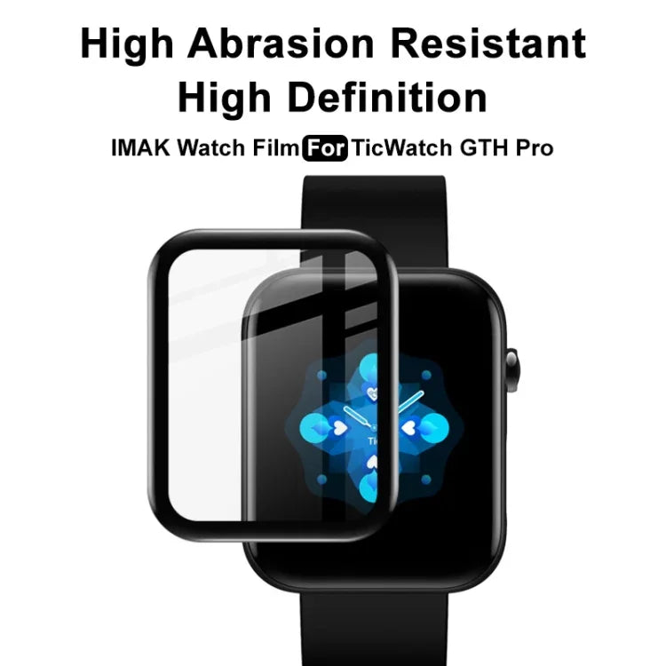 IMAK Plexiglass HD Schutzfolie, für TicWatch GTH Pro, für Samsung Galaxy Watch 3 41mm, für Samsung Galaxy Watch 3 45mm, für Samsung Galaxy Watch 4 42mm, für Samsung Galaxy Watch 4 46mm