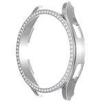 Einreihiges, diamantgemustertes PC-Uhrengehäuse mit Aussparungen, für Samsung Galaxy Watch4 44 mm