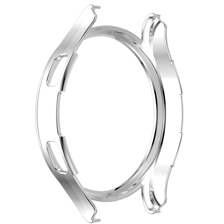 Einreihiges, diamantgemustertes PC-Uhrengehäuse mit Aussparungen, für Samsung Galaxy Watch4 44 mm