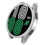 Einreihiges, diamantgemustertes PC-Uhrengehäuse mit Aussparungen, für Samsung Galaxy Watch4 44 mm