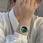 Einreihiges, diamantgemustertes PC-Uhrengehäuse mit Aussparungen, für Samsung Galaxy Watch4 44 mm
