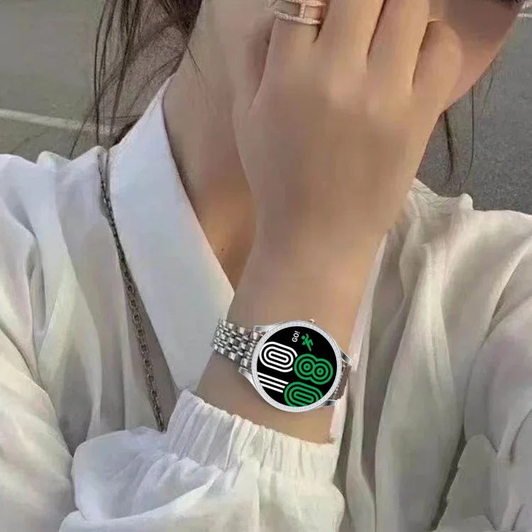 Einreihiges, diamantgemustertes PC-Uhrengehäuse mit Aussparungen, für Samsung Galaxy Watch4 44 mm