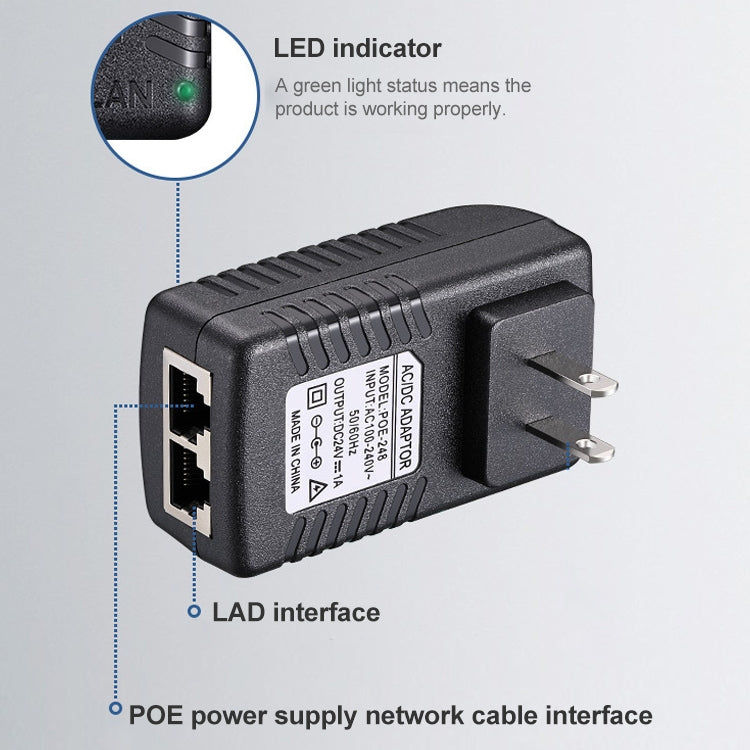 Router AP Wireless POE / LAD Netzteil, 12V 1A, 12V 2A, 15V 1A, 24V 1A, 48V 0.5A