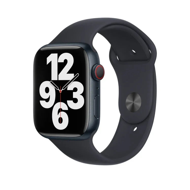 Silikonarmband für Apple Watch Series, passend für Apple Watch 42 mm / 41 mm / 40 mm / 38 mm, für Apple Watch 46 mm / 49 mm / 45 mm / 44 mm