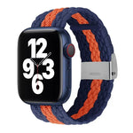 Nylon-Geflechtarmband für Apple Watch Series 7 (41 mm), 6, SE, 5 und 4 (40 mm) sowie 3, 2 und 1 (38 mm)