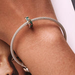 S925 Sterling Silber Schmetterlingsblumenperlen DIY Armband Halskette Accessoires, Schmetterlingsblume