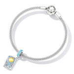 S925 Sterling Silber Tarot-Sonne Anhänger DIY Armband Halskette Accessoires, Tarot Sonne