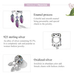 Traumfänger-Perlen aus 925er Sterlingsilber mit Lebensbaum-Motiv – DIY-Armband- und Halsketten-Accessoires