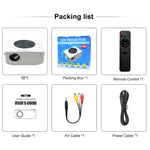 Y2 800x480P 80ANSI Mini LCD LED Smart Projektor, US-Stecker, UK-Stecker, AU-Stecker, EU-Stecker