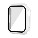 Wasserdichtes PC-Gehäuse mit gehärteter Folie, passend für Apple Watch Series 9 / 8 / 7 (41 mm) und Apple Watch Series 9 / 8 / 7 (45 mm).