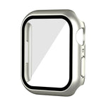 Wasserdichtes PC-Gehäuse mit gehärteter Folie, passend für Apple Watch Series 9 / 8 / 7 (41 mm) und Apple Watch Series 9 / 8 / 7 (45 mm).