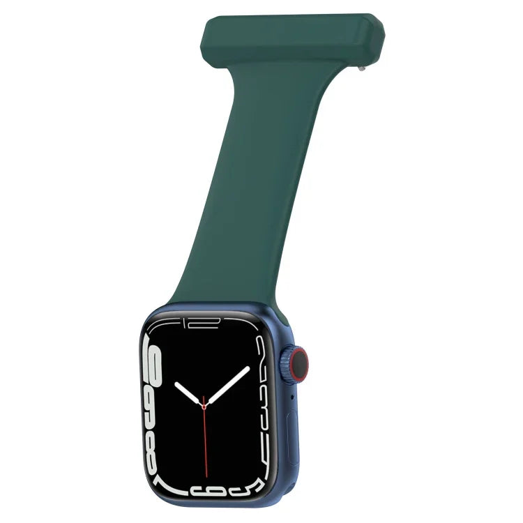 Silikon-Krankenschwestern-Armband für Apple Watch Series, 7 45mm / 6&SE&5&4 44mm / 3&2&1 42mm, 7 41mm / 6&SE&5&4 40mm / 3&2&1 38mm