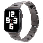 Schmale Armbanduhr mit Schnellverschluss für Apple Watch Series 7 (45 mm), 6, SE, 5, 4 (44 mm), 3, 2, 1 (42 mm), 7 (41 mm), 6, SE, 5, 4 (40 mm), 3, 2, 1 (38 mm) (Blau)
