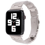 Schmale Armbanduhr mit Schnellverschluss für Apple Watch Series 7 (45 mm), 6, SE, 5, 4 (44 mm), 3, 2, 1 (42 mm), 7 (41 mm), 6, SE, 5, 4 (40 mm), 3, 2, 1 (38 mm) (Blau)