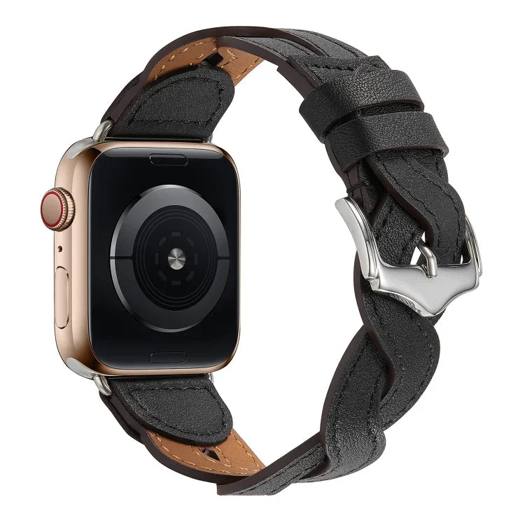 Gewebtes Uhrenarmband für Apple Watch Series 7 (41 mm), 6, SE, 5 und 4 (40 mm), 3, 2 und 1 (38 mm), 7 (45 mm), 6, SE, 5 und 4 (44 mm) und 3, 2 und 1 (42 mm)
