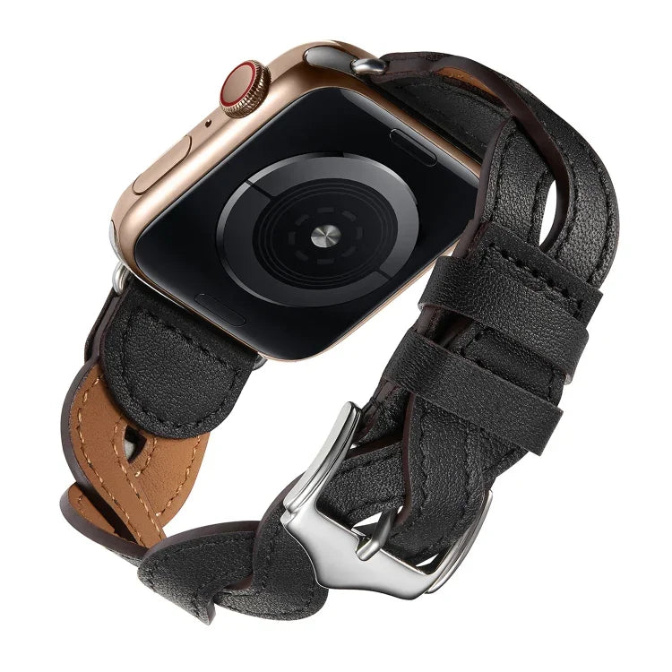 Gewebtes Uhrenarmband für Apple Watch Series 7 (41 mm), 6, SE, 5 und 4 (40 mm), 3, 2 und 1 (38 mm), 7 (45 mm), 6, SE, 5 und 4 (44 mm) und 3, 2 und 1 (42 mm)