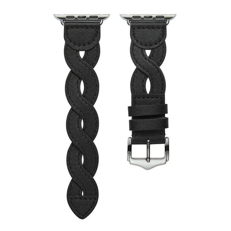 Gewebtes Uhrenarmband für Apple Watch Series 7 (41 mm), 6, SE, 5 und 4 (40 mm), 3, 2 und 1 (38 mm), 7 (45 mm), 6, SE, 5 und 4 (44 mm) und 3, 2 und 1 (42 mm)