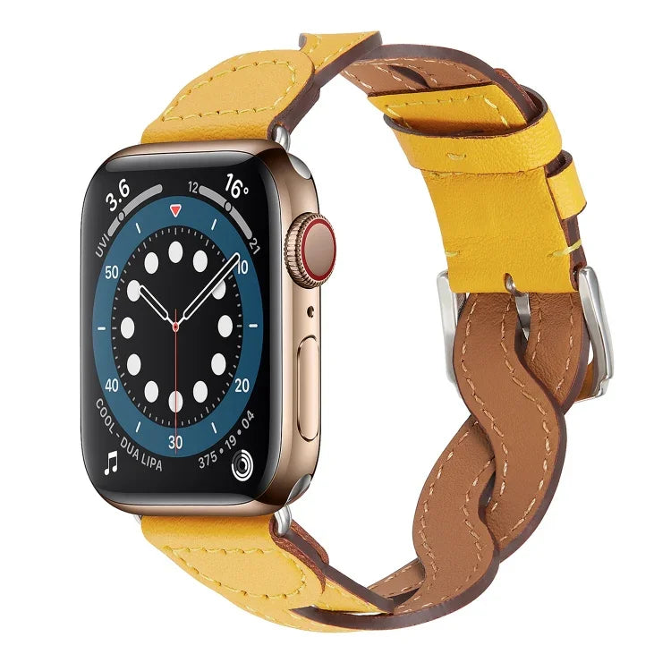 Gewebtes Uhrenarmband für Apple Watch Series 7 (41 mm), 6, SE, 5 und 4 (40 mm), 3, 2 und 1 (38 mm), 7 (45 mm), 6, SE, 5 und 4 (44 mm) und 3, 2 und 1 (42 mm)