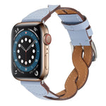 Gewebtes Uhrenarmband für Apple Watch Series 7 (41 mm), 6, SE, 5 und 4 (40 mm), 3, 2 und 1 (38 mm), 7 (45 mm), 6, SE, 5 und 4 (44 mm) und 3, 2 und 1 (42 mm)