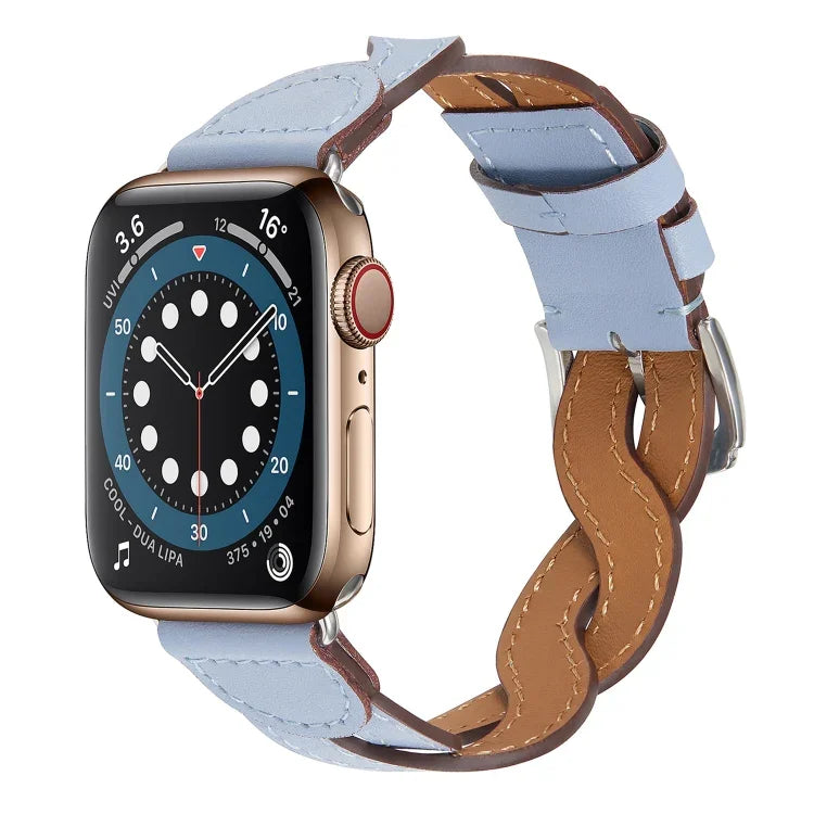 Gewebtes Uhrenarmband für Apple Watch Series 7 (41 mm), 6, SE, 5 und 4 (40 mm), 3, 2 und 1 (38 mm), 7 (45 mm), 6, SE, 5 und 4 (44 mm) und 3, 2 und 1 (42 mm)