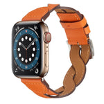Gewebtes Uhrenarmband für Apple Watch Series 7 (41 mm), 6, SE, 5 und 4 (40 mm), 3, 2 und 1 (38 mm), 7 (45 mm), 6, SE, 5 und 4 (44 mm) und 3, 2 und 1 (42 mm)