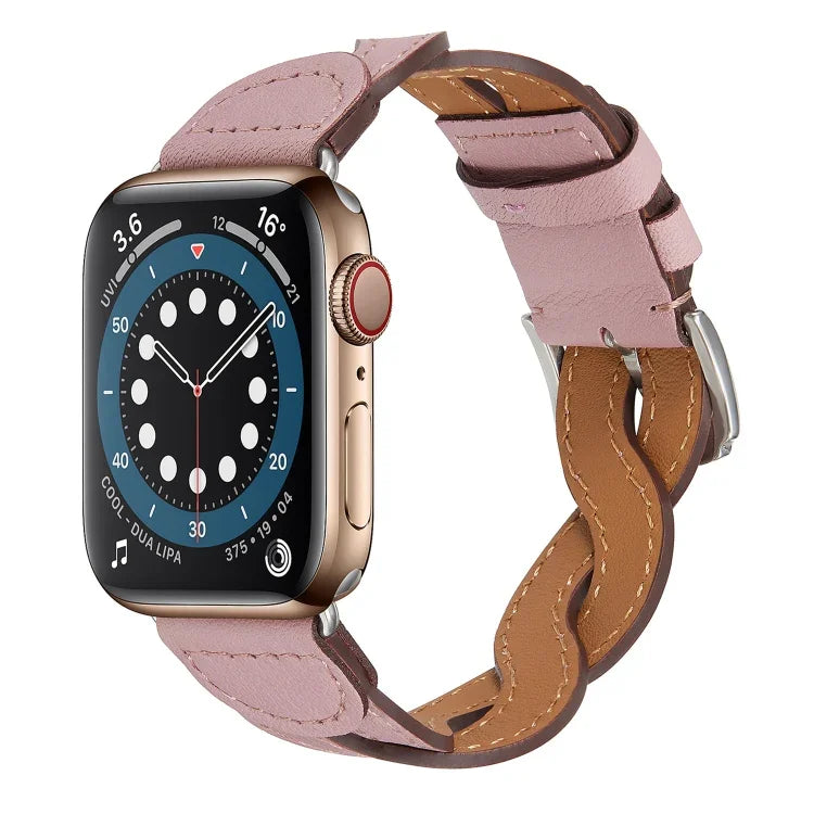 Gewebtes Uhrenarmband für Apple Watch Series 7 (41 mm), 6, SE, 5 und 4 (40 mm), 3, 2 und 1 (38 mm), 7 (45 mm), 6, SE, 5 und 4 (44 mm) und 3, 2 und 1 (42 mm)