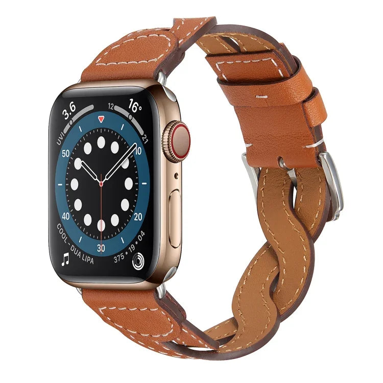 Gewebtes Uhrenarmband für Apple Watch Series 7 (41 mm), 6, SE, 5 und 4 (40 mm), 3, 2 und 1 (38 mm), 7 (45 mm), 6, SE, 5 und 4 (44 mm) und 3, 2 und 1 (42 mm)
