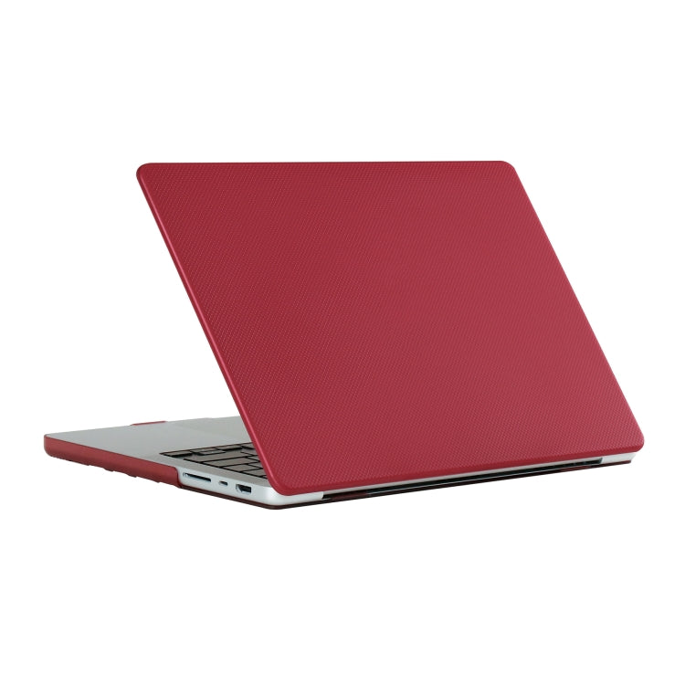 Punktstruktur Beidseitig Gegerbte Laptop Hülle, für MacBook Air 13,3 Zoll A1932/A2179/A2337, für MacBook Pro 13,3 Zoll A1706/A1708, für MacBook Pro 14,2 Zoll A2442 2021, für MacBook Pro 16,2 Zoll A2485 2021