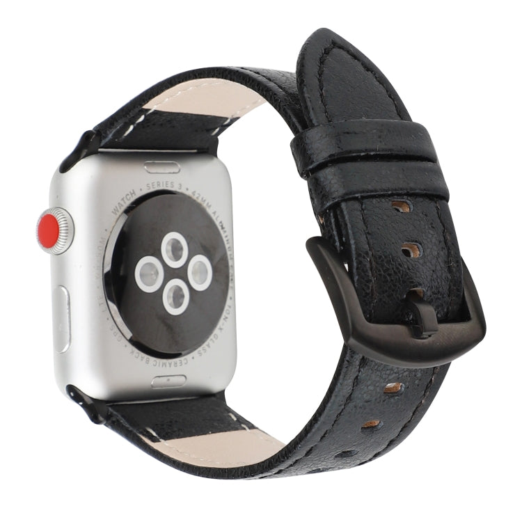 Glitzerndes Echtleder-Uhrenarmband für Apple Watch Series 7 (41 mm), 6, SE, 5 und 4 (40 mm), 3, 2 und 1 (38 mm), 7 (45 mm), 6, SE, 5 und 4 (44 mm) sowie 3, 2 und 1 (42 mm)