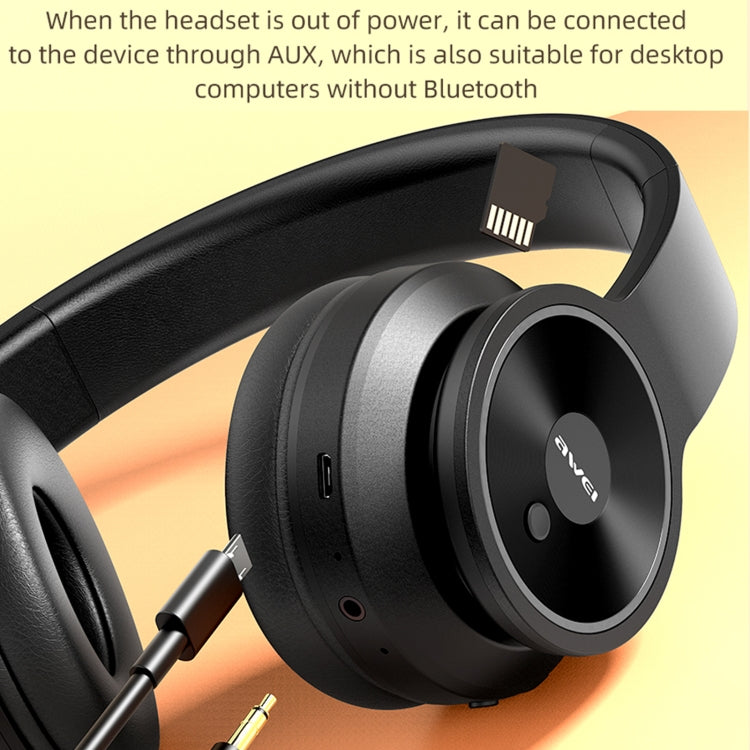 awei A996BL Faltbarer Kabelloser Bluetooth-Kopfhörer, A996BL