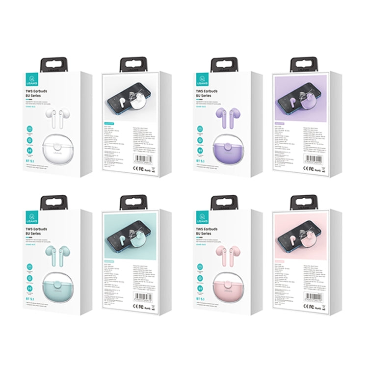 USAMS BU12 TWS Halboffener In-Ear Bluetooth 5.1 Kabelloser Ohrhörer, USAMS BU12