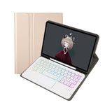 A07B-AS Lammleder Stiftschacht Touchpad Bluetooth-Tastatur Leder-Tablet-Hülle, Für iPad 9,7 2018&2017 / Pro 9,7 / Air 2, Für iPad 10,2 2021&2020&2019/Air 2019/Pro 10,5, Für iPad Air 11 2025 / 2024 / Air 2022&2020 / Pro 11 2021&2020&2018