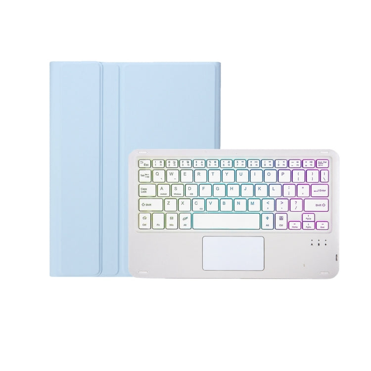 T07B-AS Hautgefühl Stiftschacht Touchpad Bluetooth-Tastatur Leder-Tablet-Hülle, Für iPad 9,7 2018&2017 / Pro 9,7 / Air 2, Für iPad 10,2 2021&2020&2019/Air 2019/Pro 10,5, Für iPad Air 11 2025 / 2024 / Pro 11 2021&2020&2018