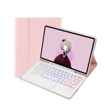 T07B-AS Hautgefühl Stiftschacht Touchpad Bluetooth-Tastatur Leder-Tablet-Hülle, Für iPad 9,7 2018&2017 / Pro 9,7 / Air 2, Für iPad 10,2 2021&2020&2019/Air 2019/Pro 10,5, Für iPad Air 11 2025 / 2024 / Pro 11 2021&2020&2018