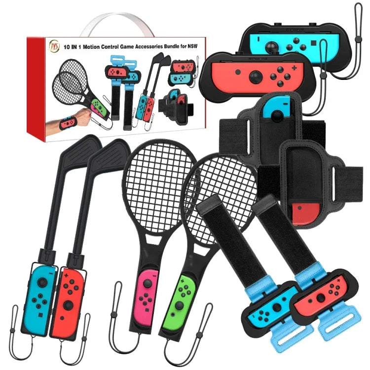 JYS JYS-NS215 10-in-1-Set für somatosensorisches Sportzubehör für Nintendo Switch, JYS 10-in-1