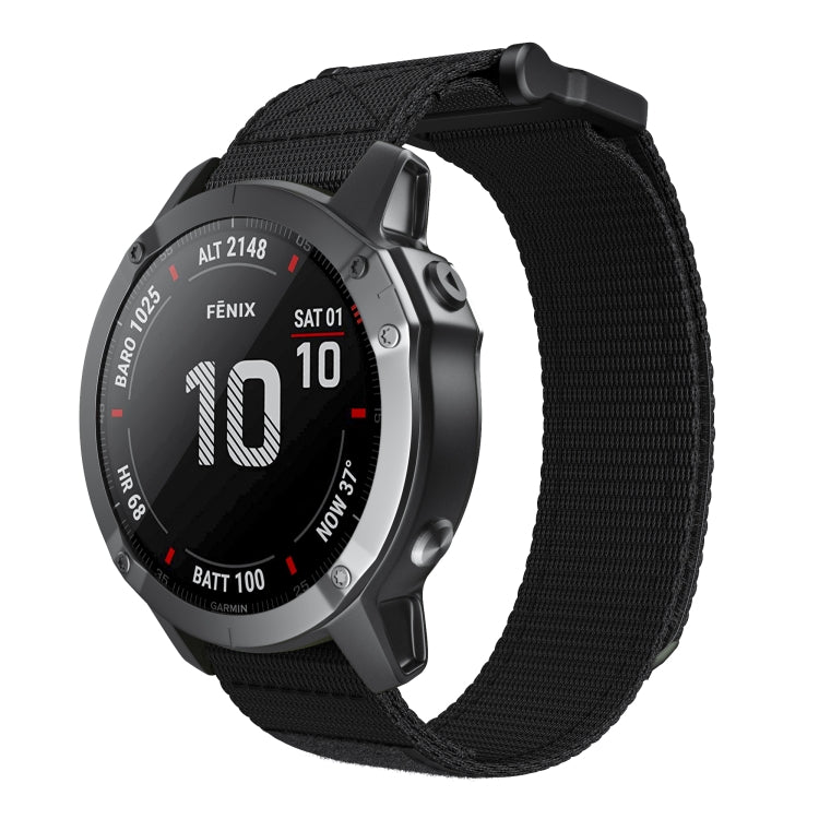Hook And Loop Fastener Nylon Watch Band, 22mm, 26mm