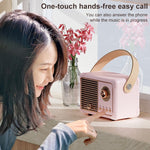 HM11 PLUS Tragbarer HIFI Mini Retro Kabelloser Bluetooth Lautsprecher, HM11 PLUS (Gelb), HM11 PLUS (Schwarz), HM11 PLUS (Lila), HM11 PLUS (Pink), HM11 PLUS (Grün)