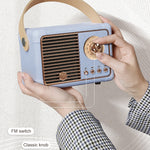 HM11 PLUS Tragbarer HIFI Mini Retro Kabelloser Bluetooth Lautsprecher, HM11 PLUS (Gelb), HM11 PLUS (Schwarz), HM11 PLUS (Lila), HM11 PLUS (Pink), HM11 PLUS (Grün)