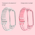 Verfärbung des hellen TPU-Uhrenarmbands für Samsung Galaxy Fit 2 SM-R220