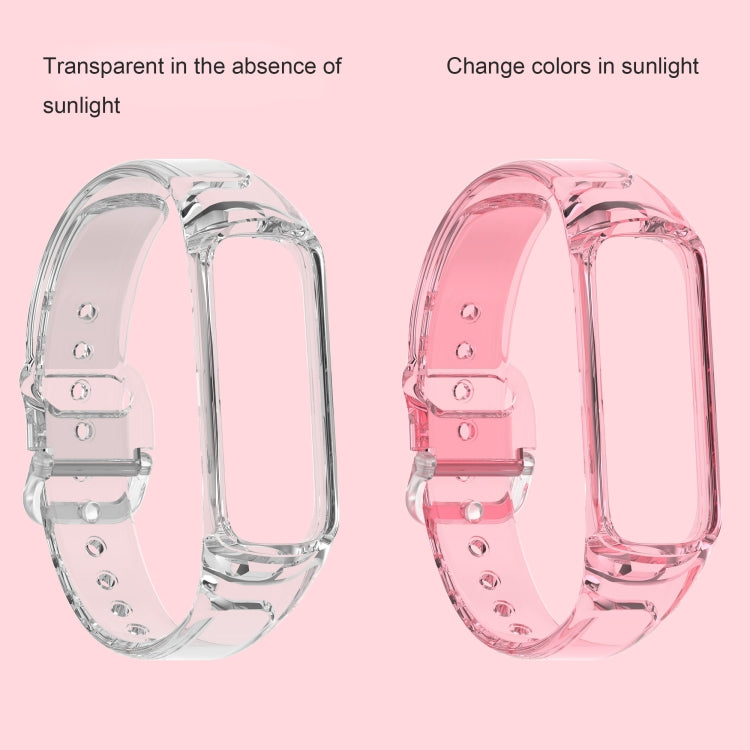 Verfärbung des hellen TPU-Uhrenarmbands für Samsung Galaxy Fit 2 SM-R220