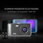 Anytek A60 Auto 4 Zoll IPS Bildschirm HD 1080P 170 Grad Weitwinkel Dual Kamera ADAS Fahrtenschreiber, A60