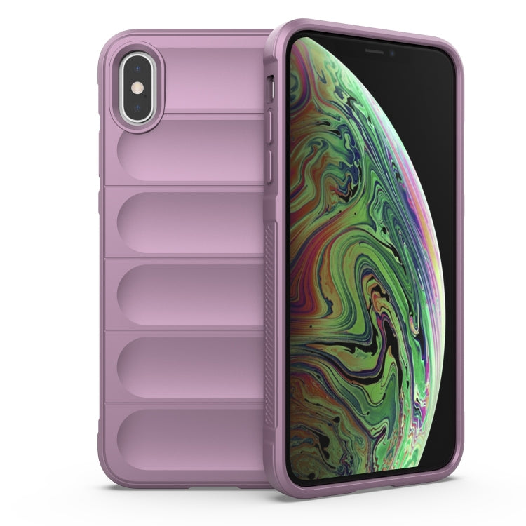 Magic Shield TPU + Flannel Phone Case, For iPhone XS Max