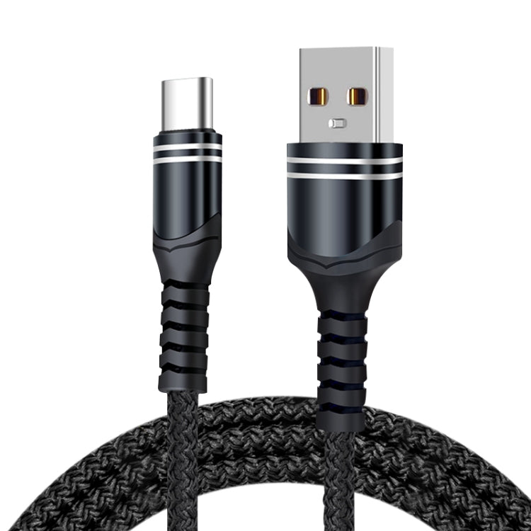 6A Geflochtenes USB Ladekabel, Kabellänge: 1m, USB-C / Type-C, Micro USB, 8 Pin
