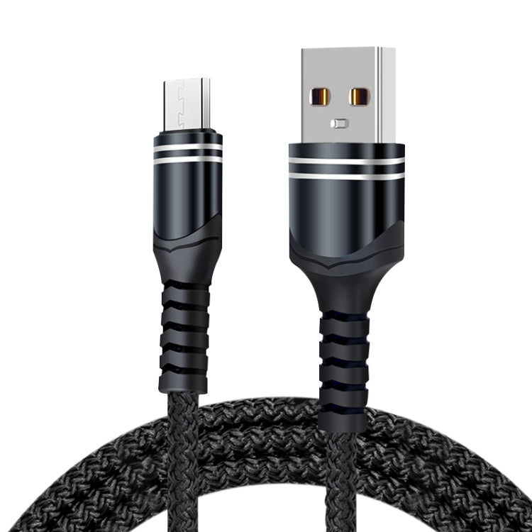 6A Geflochtenes USB Ladekabel, Kabellänge: 1m, USB-C / Type-C, Micro USB, 8 Pin