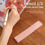 PU Leder Stoßfeste Schutzhülle für Apple Pencil 1 / 2, Etui