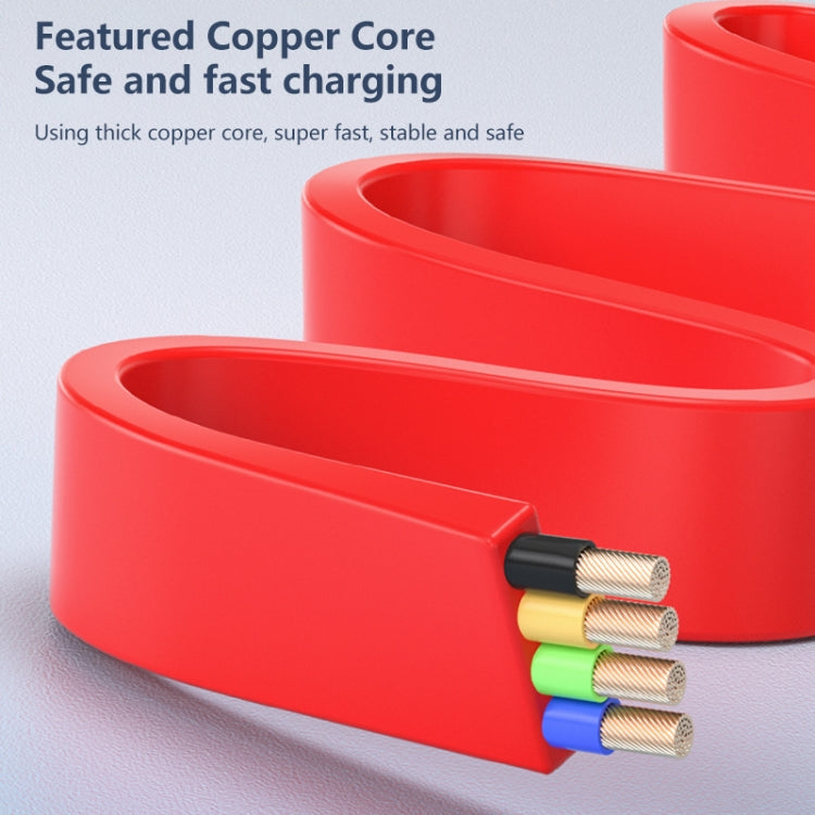3 in 1 USB zu 8Pin + Micro USB + USB-C / Type-C Teleskop-Ladekabel mit Handyhalter