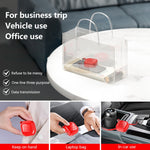 3 in 1 USB zu 8Pin + Micro USB + USB-C / Type-C Teleskop-Ladekabel mit Handyhalter