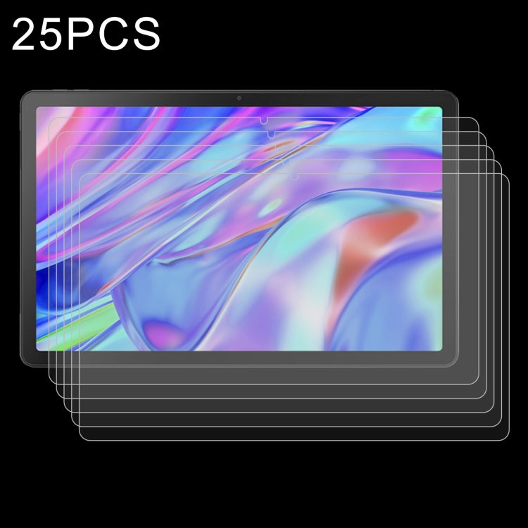 25 Stk. 9H 2.5D explosionsgeschützte gehärtete Tablet-Glasfolie für TCL Tab 10s / Enjoy 2 / T10 / T10S / Honor X8 / Honor 8 Lite / Lenovo K10C X6E6F / Teclast P30T, für TCL Tab 10s / Enjoy 2 / T10 / T10S / Honor X8 / Honor 8 Lite (25 Stk.)